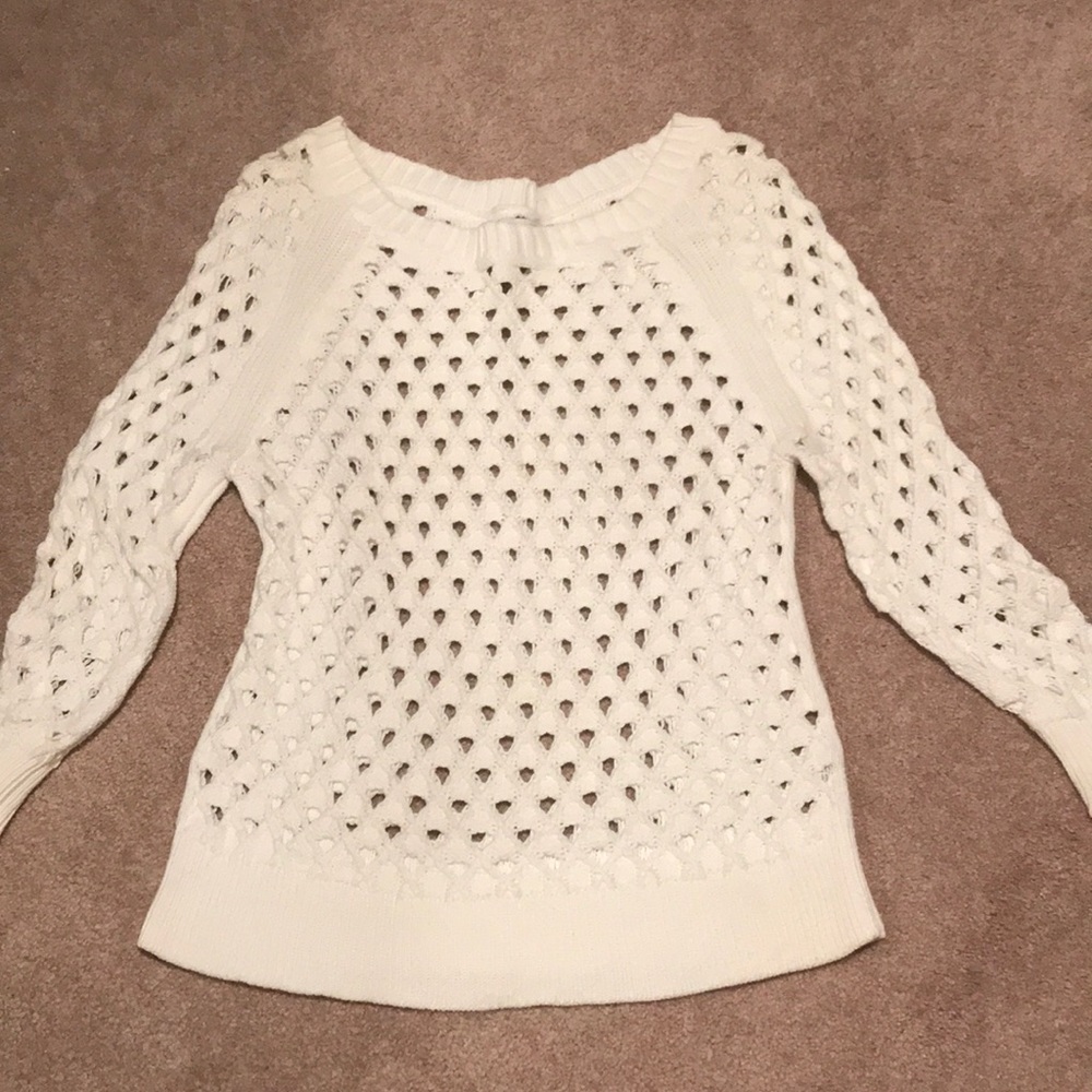 White sweater from American Eagle